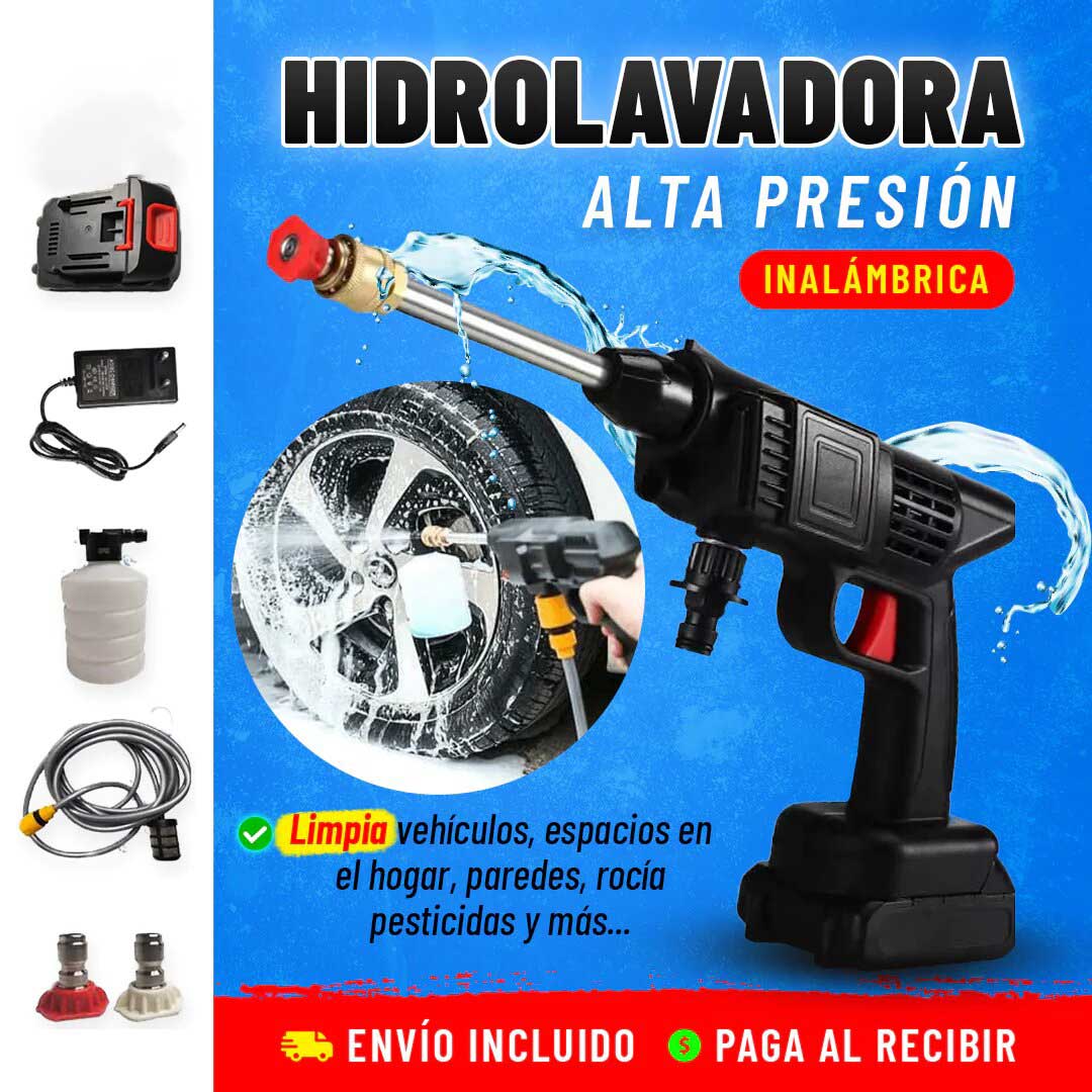 HIDROLAVADORA INALAMBRICA DE ALTA PRESION